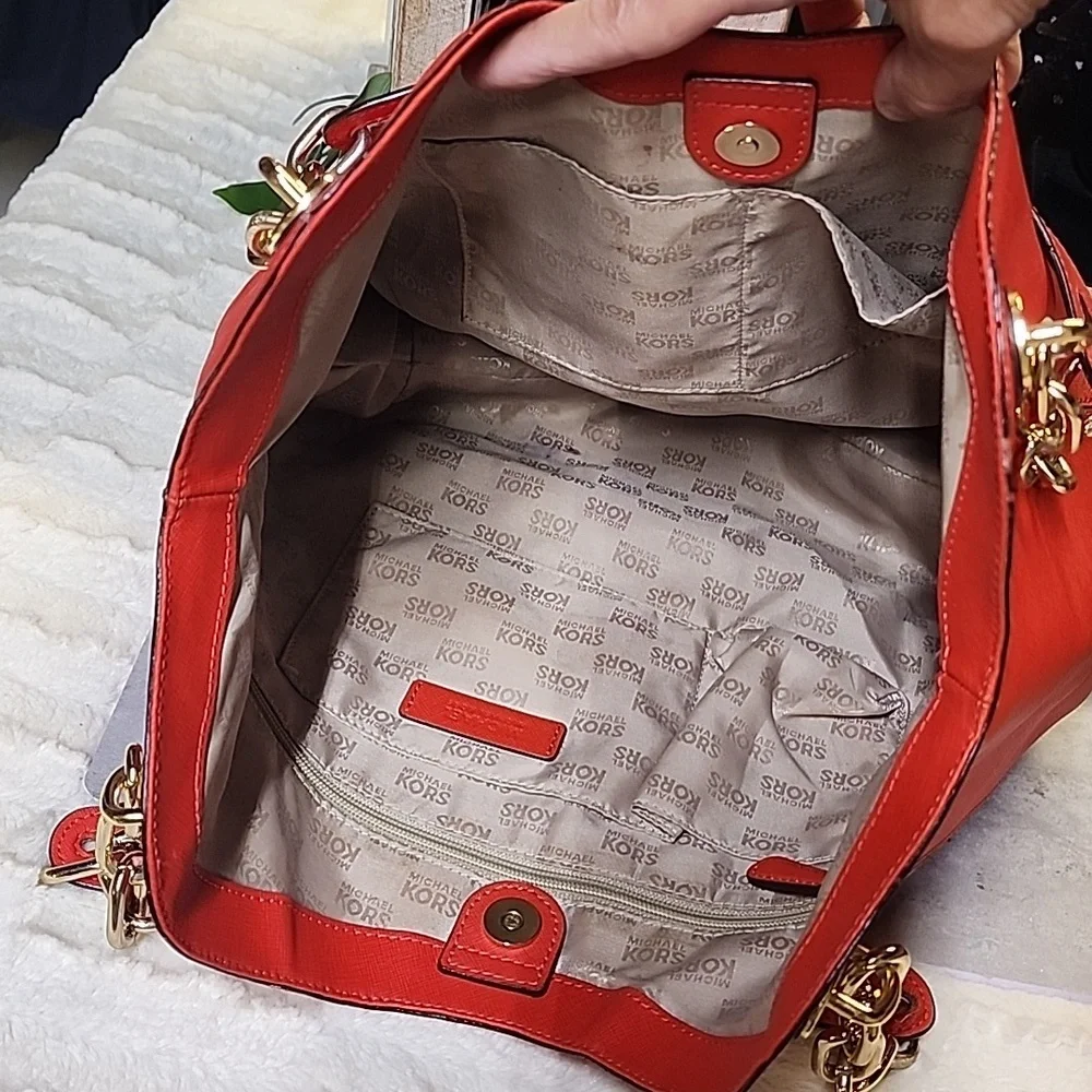 Michael Kors hobo style handbag